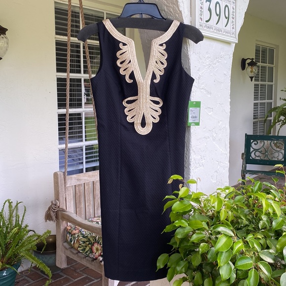 Lilly Pulitzer Dresses & Skirts - Lilly Pulitzer-Janice Shift-Black-size 0